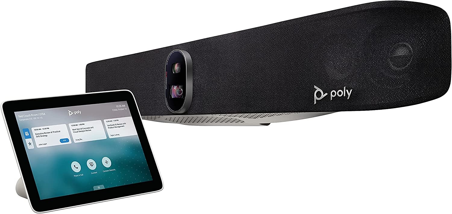 Poly Studio X70 + Poly TC8 compleet vergadering systeem afbeelding