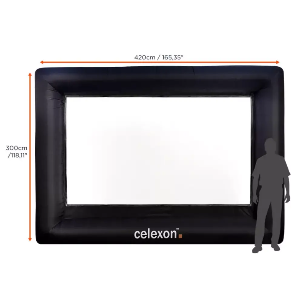 Celexon Celexon Outdoor 16:9 opblaasbaar projectiescherm