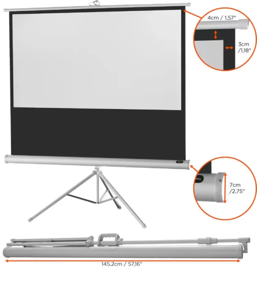 Celexon Celexon Statiefschermen Economy white HDTV 16:9 Celexon Celexon Statiefschermen Economy white HDTV 16:9