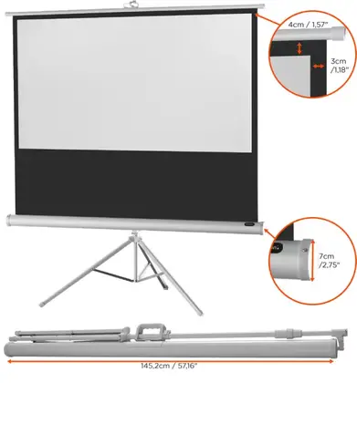 Celexon Celexon Statiefschermen Economy white HDTV 16:9 Celexon Celexon Statiefschermen Economy white HDTV 16:9