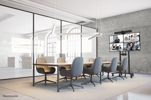 Neomounts Neomounts FL55-875BL1 gemotoriseerde vloersteun Neomounts Neomounts FL55-875BL1 gemotoriseerde vloersteun