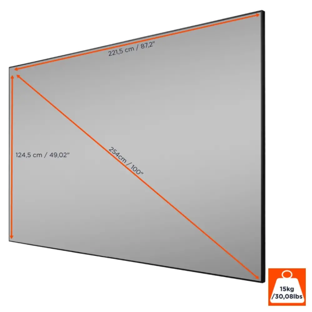 Celexon celexon CLR HomeCinema UST Hoog Contrast Frame Scherm