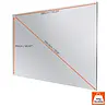 Celexon celexon Expert pure White Wide 16:10 projectiescherm Celexon celexon Expert pure White Wide 16:10 projectiescherm