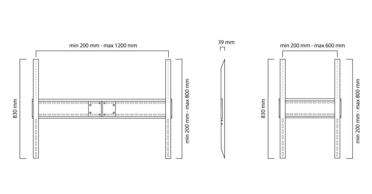 Newstar Newstar LFD-W1500 wandsteun Newstar Newstar LFD-W1500 wandsteun