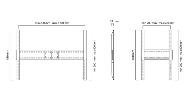 Newstar Newstar LFD-W1500 wandsteun Newstar Newstar LFD-W1500 wandsteun