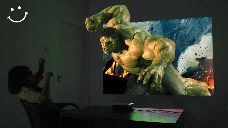 3D film 'The incredible Hulk'.