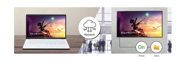 LG LG 43UN640S Commercial UHD-tv met slimme functies LG LG 43UN640S Commercial UHD-tv met slimme functies