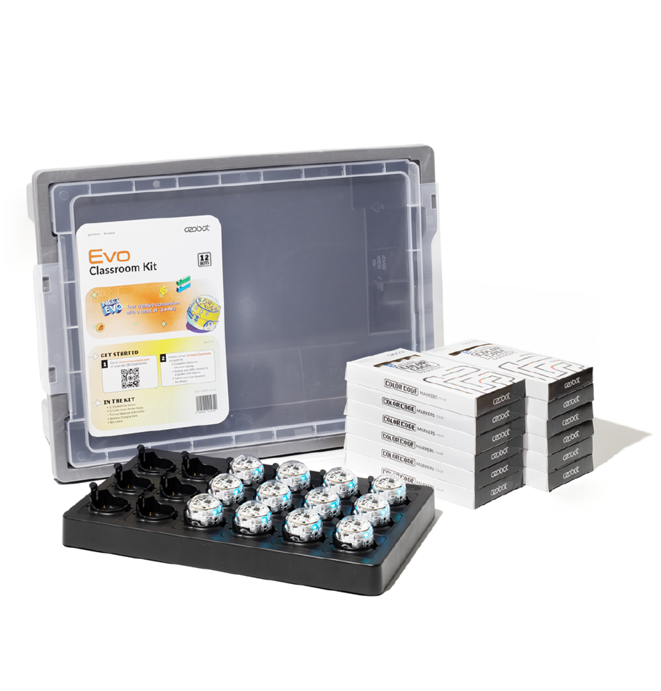 Ozobot Ozobot Evo Classroom Kit 12 stuks Ozobot Ozobot Evo Classroom Kit 12 stuks