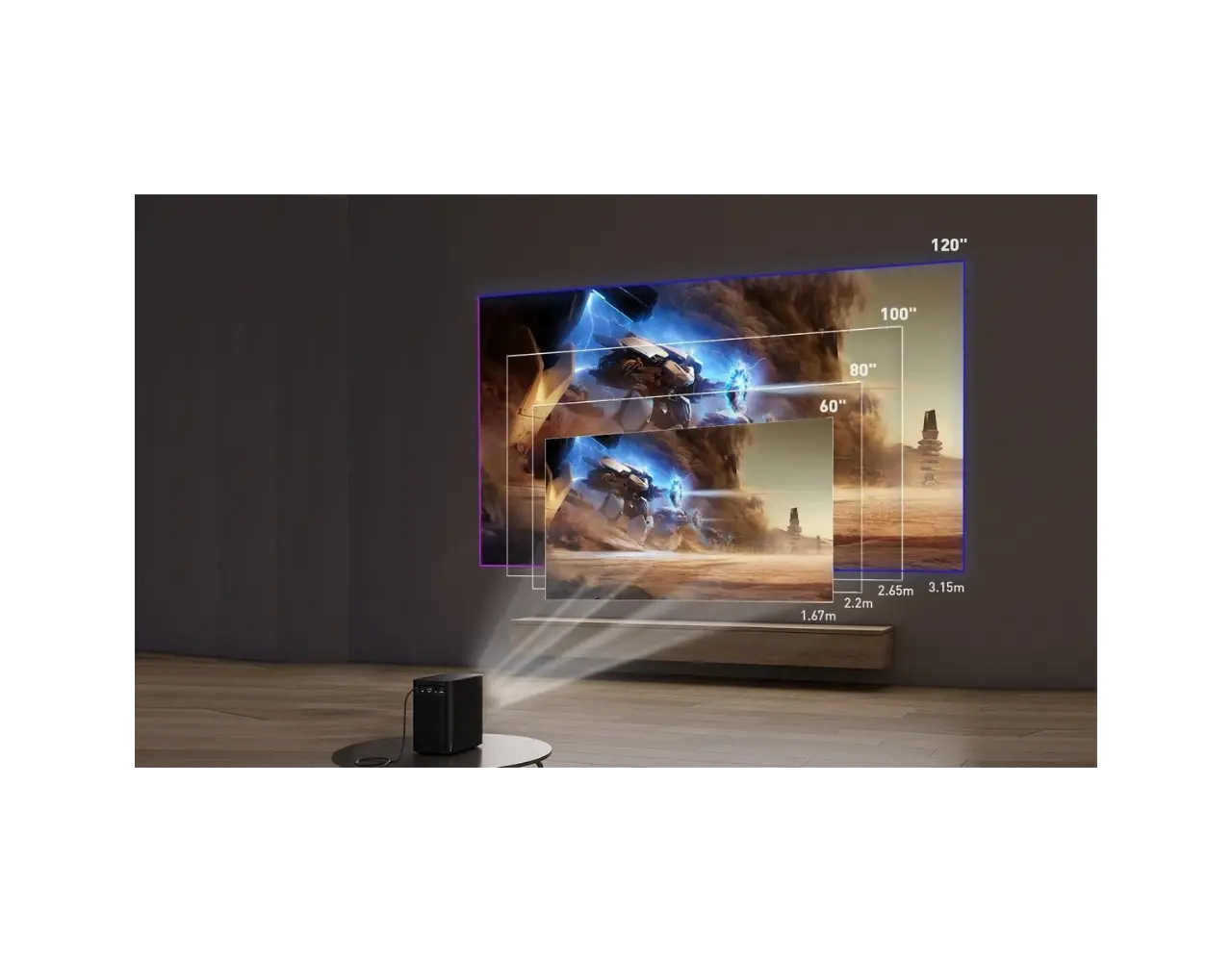 Dangbei Dangbei Emotn N1 full-hd beamer grijs Dangbei Dangbei Emotn N1 full-hd beamer grijs