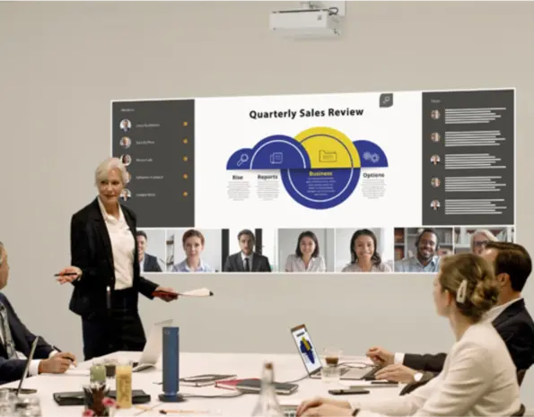 Panasonic Panasonic PT-CMZ50EJ ultra short throw laser beamer Panasonic Panasonic PT-CMZ50EJ ultra short throw laser beamer