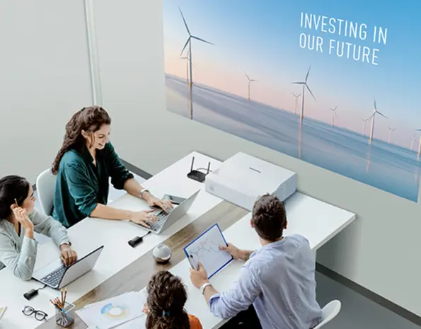 Panasonic Panasonic PT-CMZ50BEJ ultra short throw laser beamer Panasonic Panasonic PT-CMZ50BEJ ultra short throw laser beamer