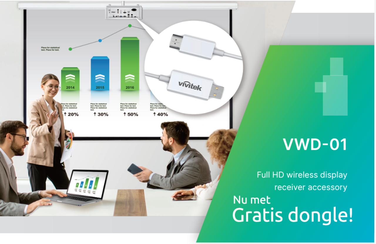 Vivitek Vivitek DH2661Z draagbare beamer Vivitek Vivitek DH2661Z draagbare beamer