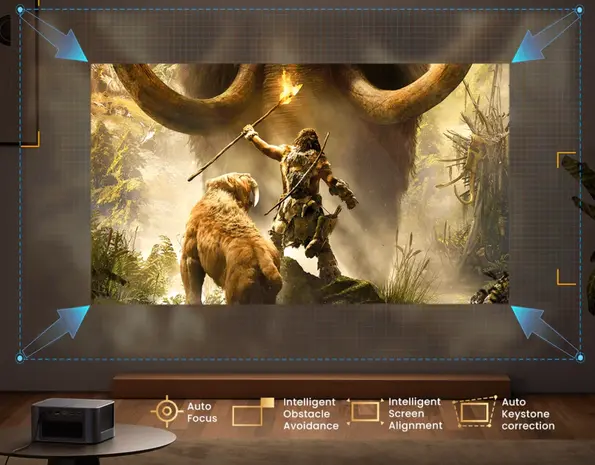 Dangbei Dangbei Neo Mini Smart Beamer Blauw Dangbei Dangbei Neo Mini Smart Beamer Blauw