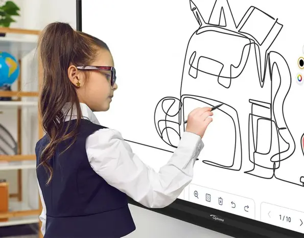 Optoma Optoma 5653RK 65" interactive flatpanel display Optoma Optoma 5653RK 65" interactive flatpanel display