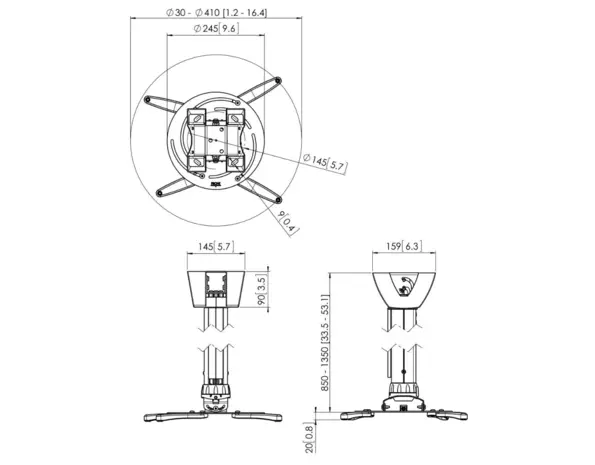 Vogel's Vogel's PPC 2585 plafondsteun