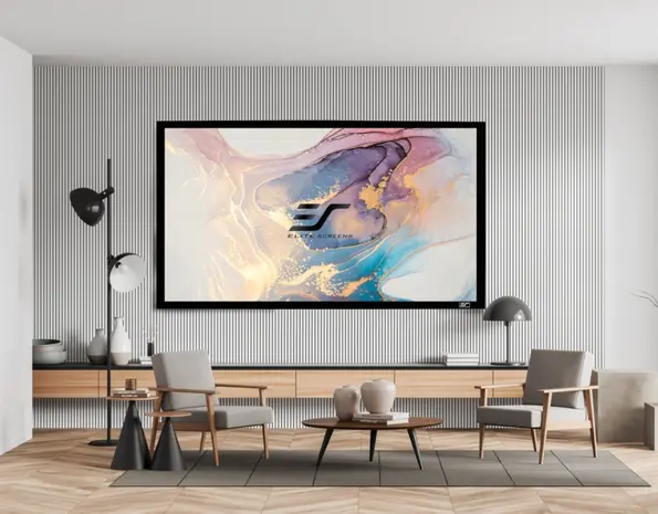 Elite Screens Elite Screens ezFrame 5D CineGrey vast frame projectiescherm Elite Screens Elite Screens ezFrame 5D CineGrey vast frame projectiescherm
