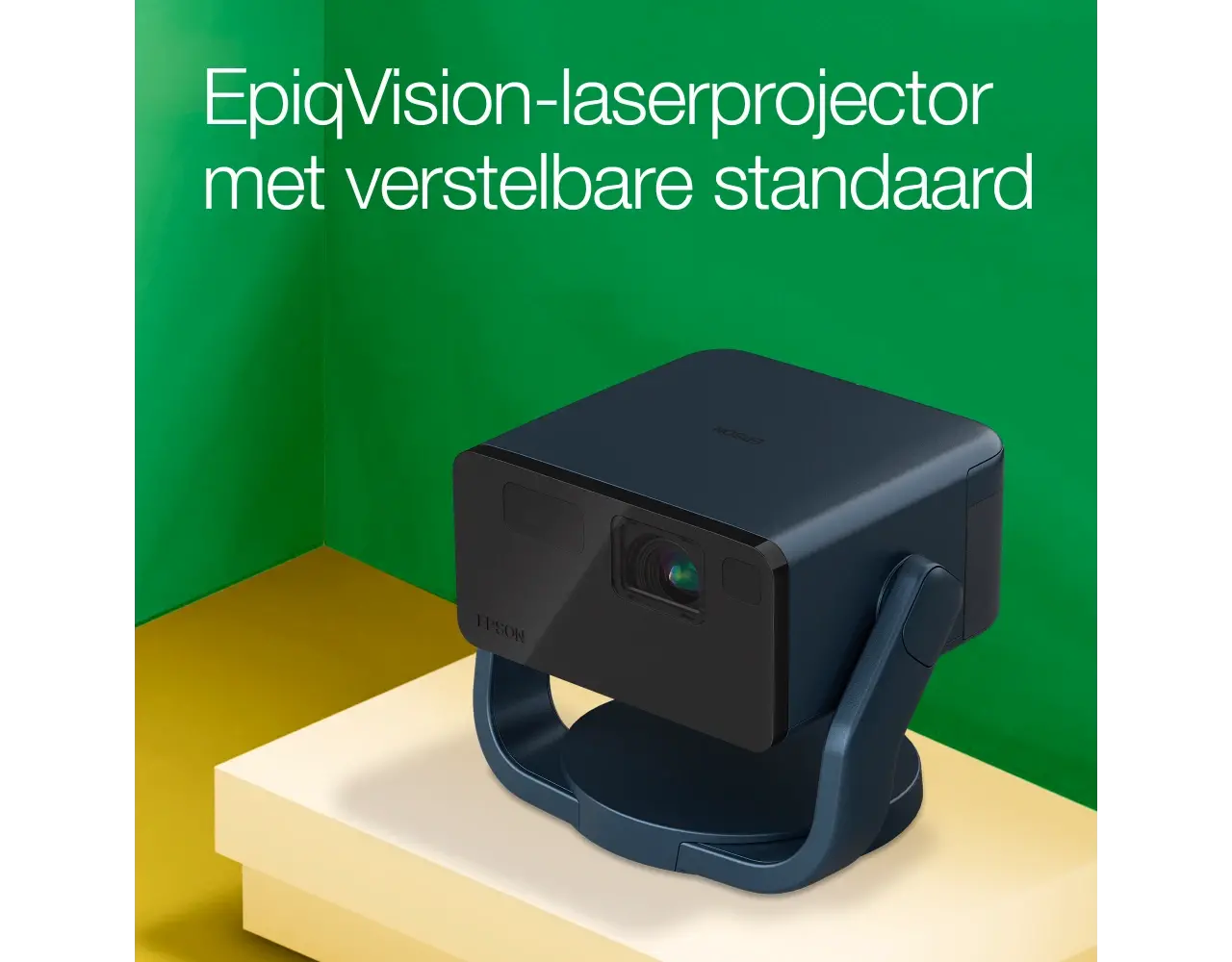 Epson Epson EF-22N Full HD compacte laser beamer op standaard Epson Epson EF-22N Full HD compacte laser beamer op standaard