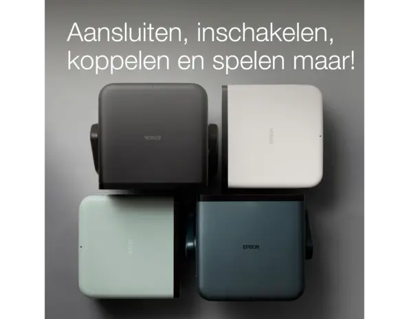 Epson Epson EF-22N Full HD compacte laser beamer op standaard Epson Epson EF-22N Full HD compacte laser beamer op standaard