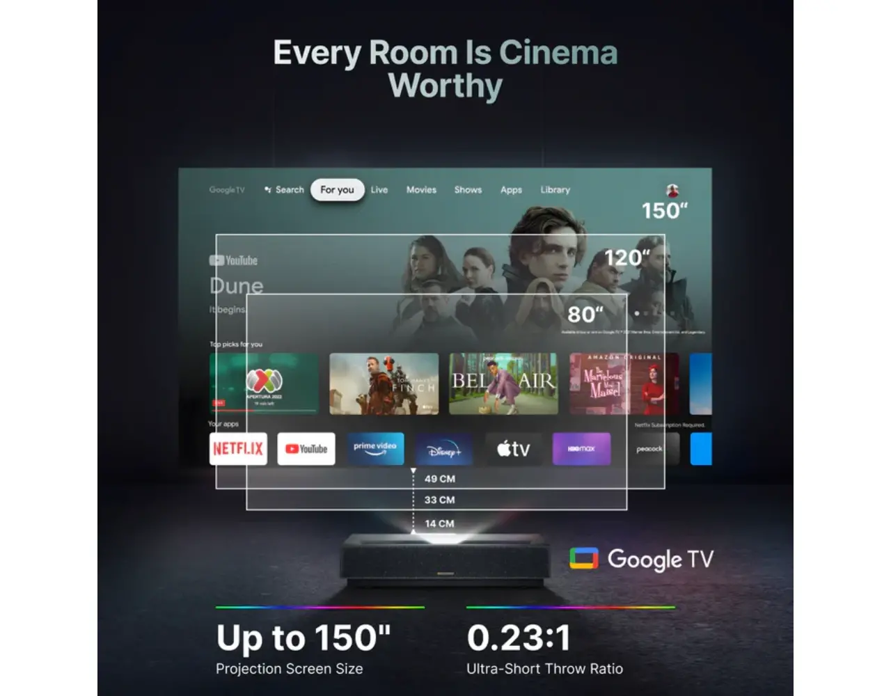 Formovie Formovie Cinema Edge 4K laser beamer Formovie Formovie Cinema Edge 4K laser beamer