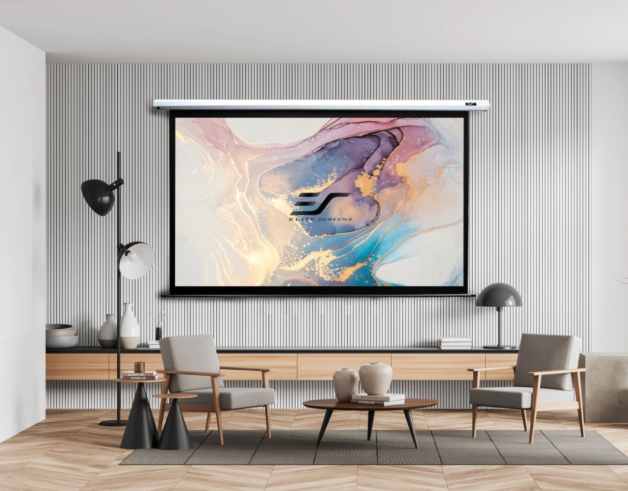 Elite Screens Spectrum Electric100XH elektrisch projectiescherm afbeelding