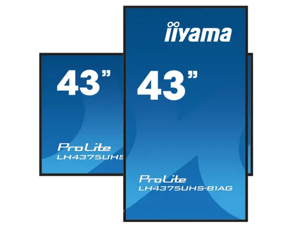iiyama iiyama ProLite LH4375UHS-B1AG digital signage display iiyama iiyama ProLite LH4375UHS-B1AG digital signage display