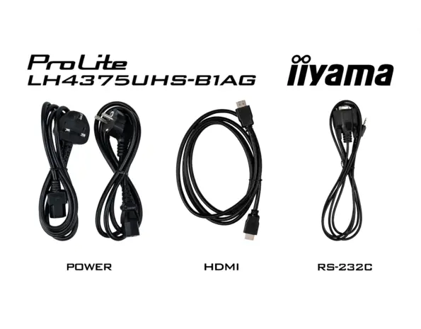 iiyama iiyama ProLite LH4375UHS-B1AG digital signage display iiyama iiyama ProLite LH4375UHS-B1AG digital signage display