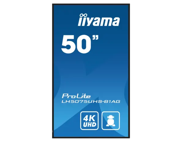 iiyama iiyama LH5075UHS-B1AG digital signage display iiyama iiyama LH5075UHS-B1AG digital signage display