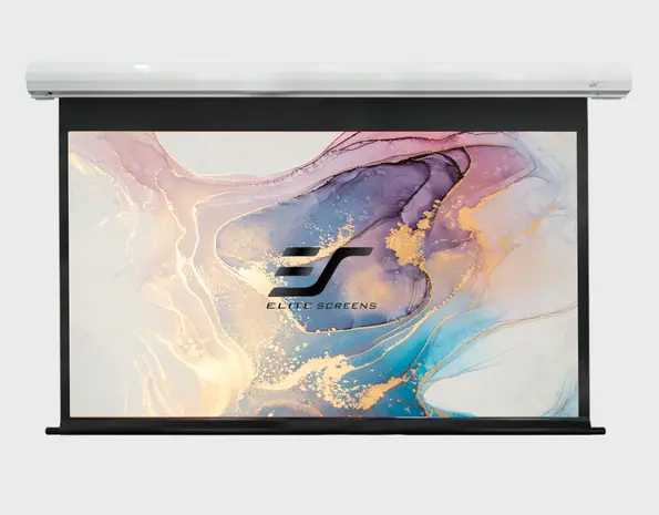 Elite Screens Elite Screens Saker Premium MaxWhite FG 16:9 elektrisch projectiescherm Elite Screens Elite Screens Saker Premium MaxWhite FG 16:9 elektrisch projectiescherm