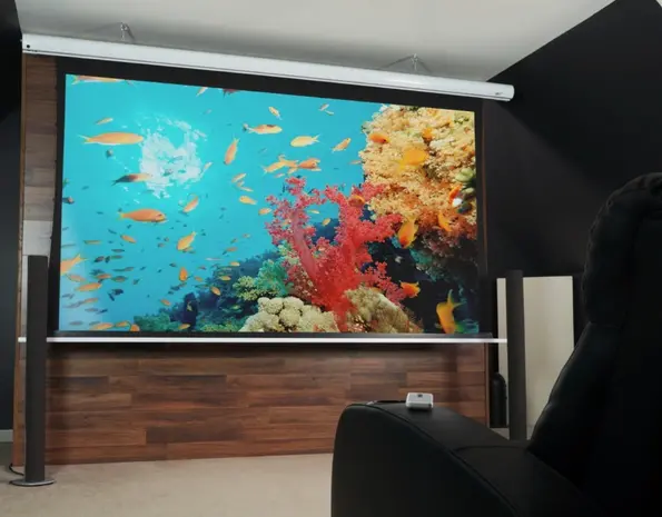 Elite Screens Elite Screens Saker Tab-Tension MaxWhite FG 16:9 elektrisch projectiescherm Elite Screens Elite Screens Saker Tab-Tension MaxWhite FG 16:9 elektrisch projectiescherm