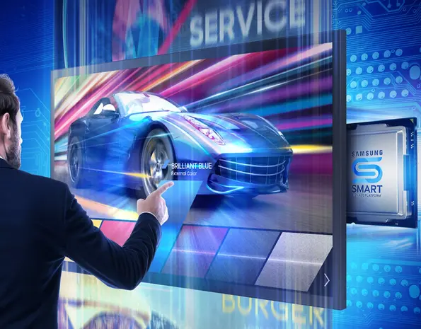 Samsung Samsung QM55B-T 55 inch 4k UHD interactive display Samsung Samsung QM55B-T 55 inch 4k UHD interactive display