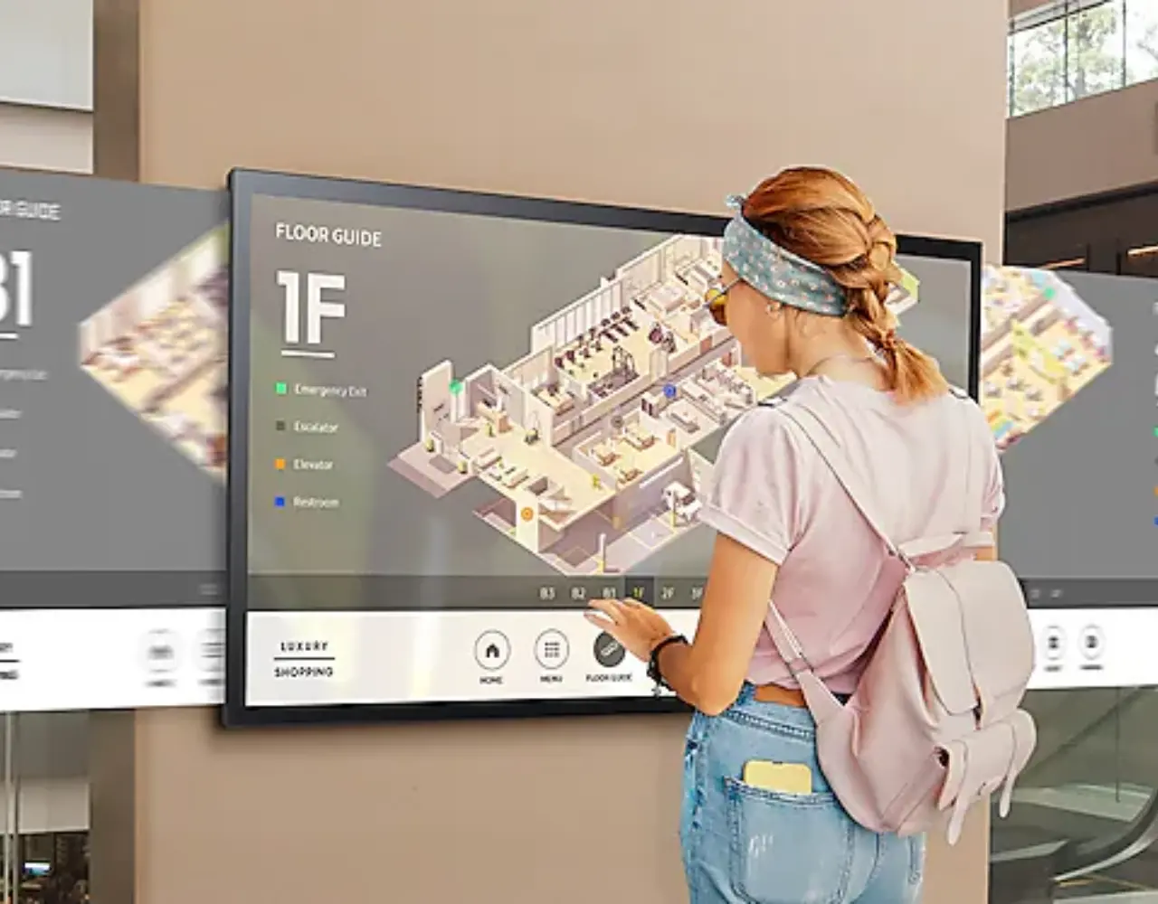 Samsung Samsung QM55B-T 55 inch 4k UHD interactive display Samsung Samsung QM55B-T 55 inch 4k UHD interactive display