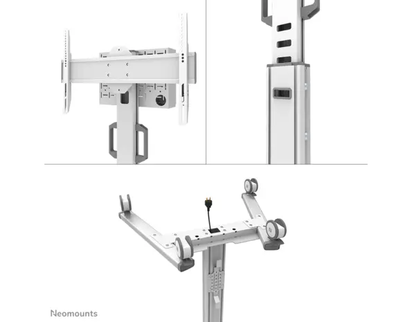Neomounts Neomounts FL50S-825WH1 mobiele vloersteun Neomounts Neomounts FL50S-825WH1 mobiele vloersteun