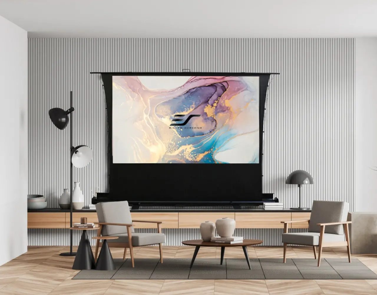 Elite Screens Elite Screens ezCinema Plus FT92XWH mobiel projectiescherm Elite Screens Elite Screens ezCinema Plus FT92XWH mobiel projectiescherm