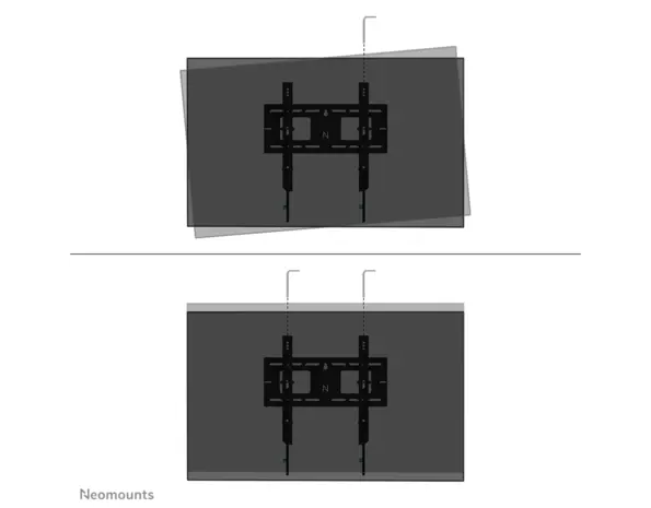 Neomounts Neomounts WL35-750BL14 kantelbare heavy duty display muurbeugel Neomounts Neomounts WL35-750BL14 kantelbare heavy duty display muurbeugel