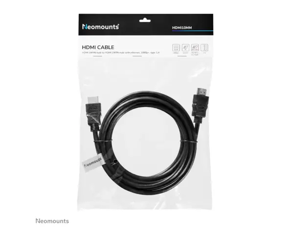 Neomounts Neomounts HDMI10MM HDMI kabel - 3 meter Neomounts Neomounts HDMI10MM HDMI kabel - 3 meter