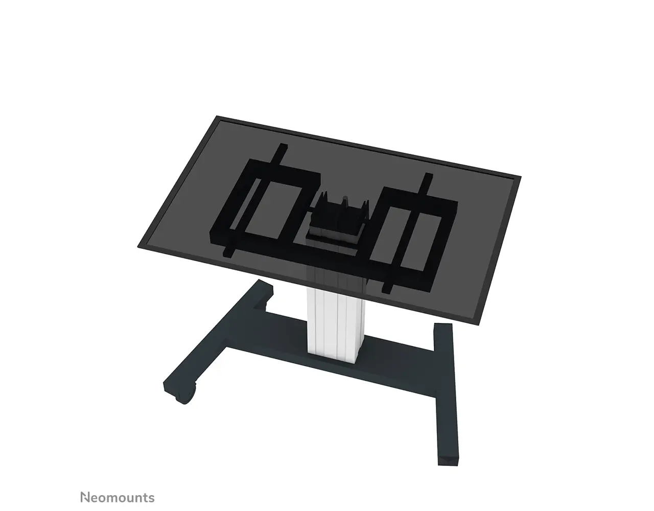 Neomounts Neomounts PLASMA-M2550TSILVER gemotoriseerde vloerstandaard met tafelfunctie Neomounts Neomounts PLASMA-M2550TSILVER gemotoriseerde vloerstandaard met tafelfunctie