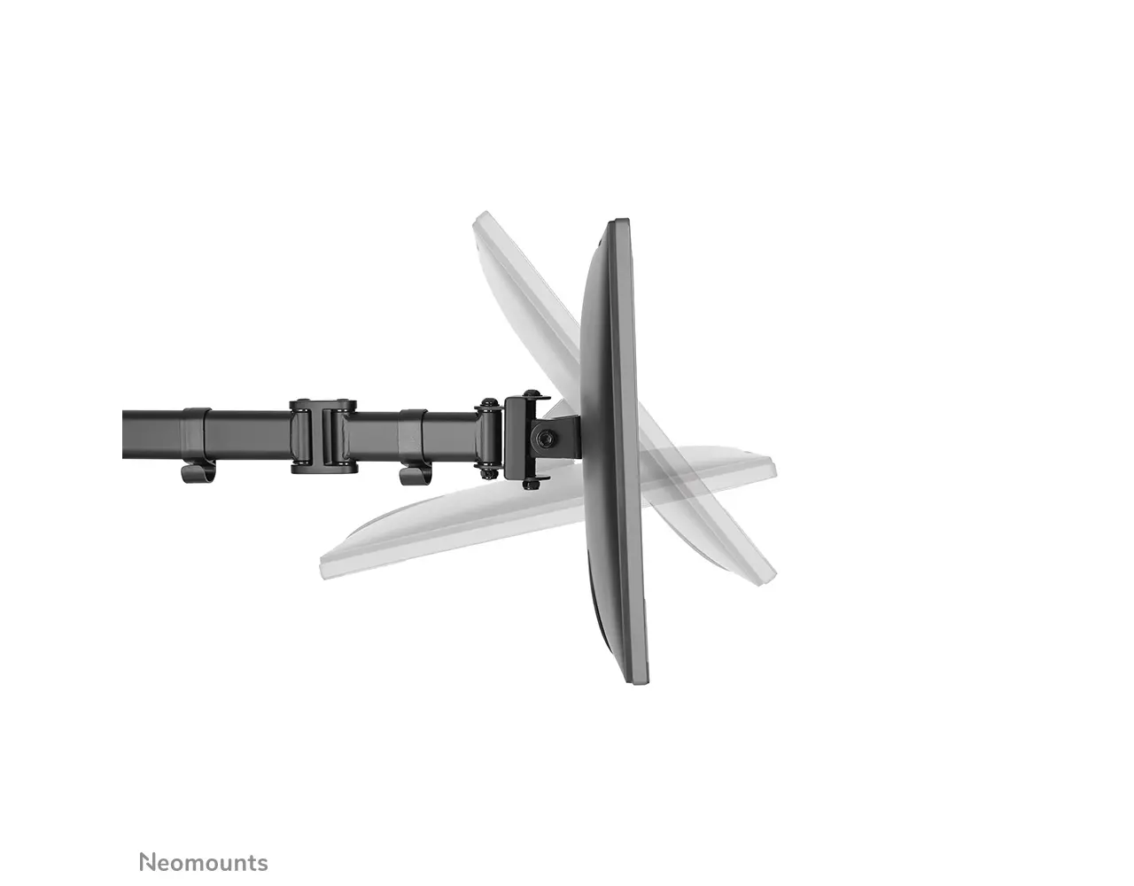 Neomounts Neomounts NM-D135DBLACK dubbele monitorarm Neomounts Neomounts NM-D135DBLACK dubbele monitorarm