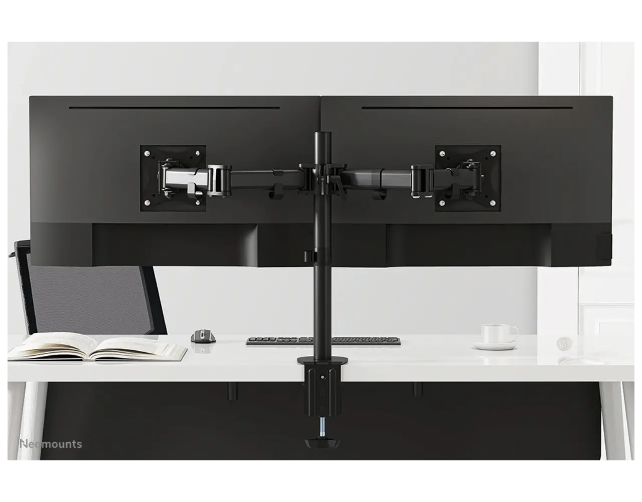 Neomounts Neomounts NM-D135DBLACK dubbele monitorarm Neomounts Neomounts NM-D135DBLACK dubbele monitorarm