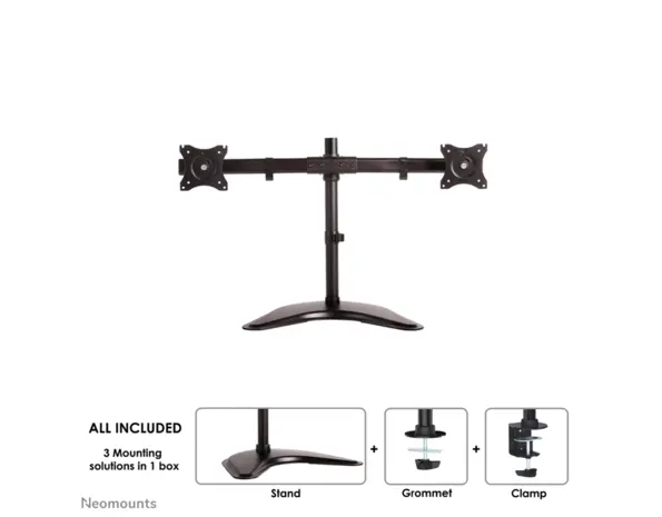 Neomounts Neomounts NM-D335DBLACK dubbule monitorarm Neomounts Neomounts NM-D335DBLACK dubbule monitorarm