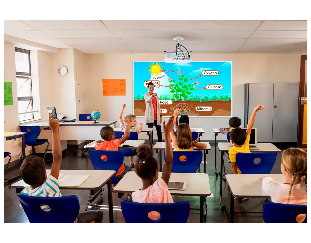 Epson Epson EB-W56S HD-ready short throw beamer Epson Epson EB-W56S HD-ready short throw beamer