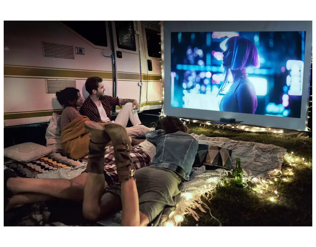 Optoma Optoma Photon Go mobiele Full-HD ultra short throw beamer Optoma Optoma Photon Go mobiele Full-HD ultra short throw beamer