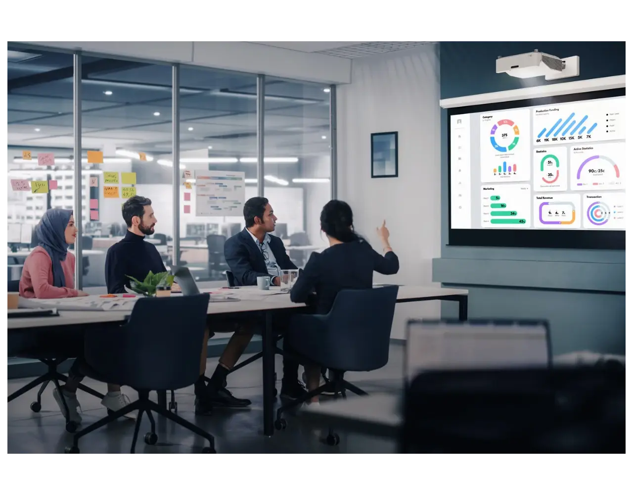 Optoma Optoma ZK420UST 4K UST laser beamer Optoma Optoma ZK420UST 4K UST laser beamer