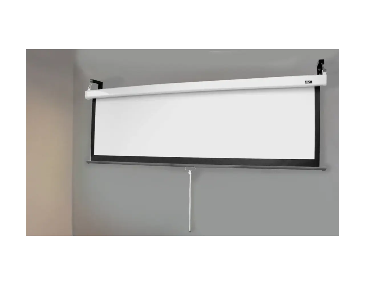 Elite Screens Elite Screens SRM-PRO MaxWhite FG 16:9 handbediend projectiescherm Elite Screens Elite Screens SRM-PRO MaxWhite FG 16:9 handbediend projectiescherm