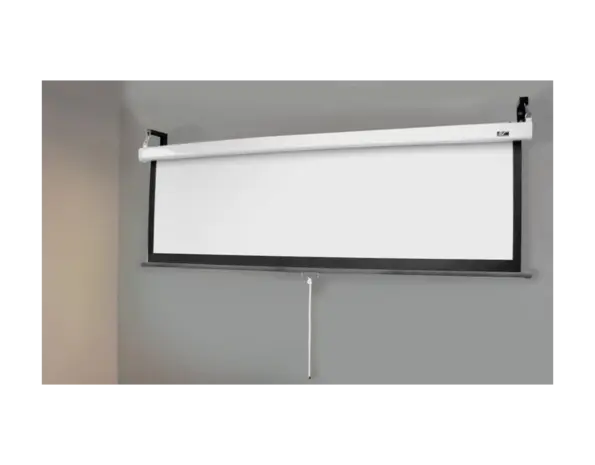 Elite Screens Elite Screens SRM-PRO MaxWhite FG 16:9 handbediend projectiescherm Elite Screens Elite Screens SRM-PRO MaxWhite FG 16:9 handbediend projectiescherm