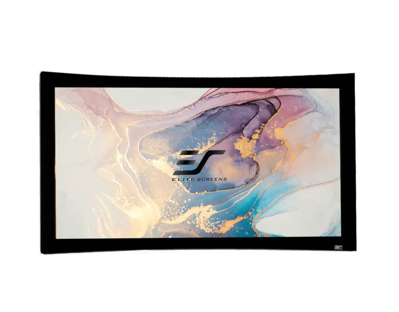 Elite Screens Elite Screens Lunette Curved CineWhite 120 inch vasf frame projectiescherm Elite Screens Elite Screens Lunette Curved CineWhite 120 inch vasf frame projectiescherm