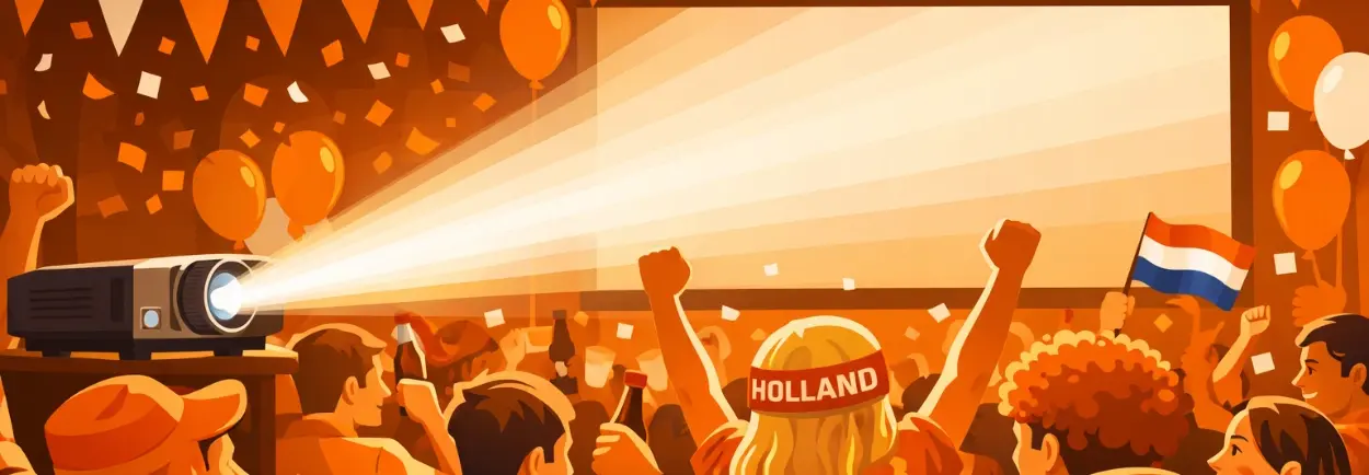 WK kijken met een beamer: alles wat je moet weten!