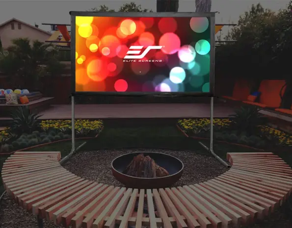Elite Screens Elite Screens Yard Master 2 WraithVeil-Dual 100 inch mobiel projectiescherm Elite Screens Elite Screens Yard Master 2 WraithVeil-Dual 100 inch mobiel projectiescherm