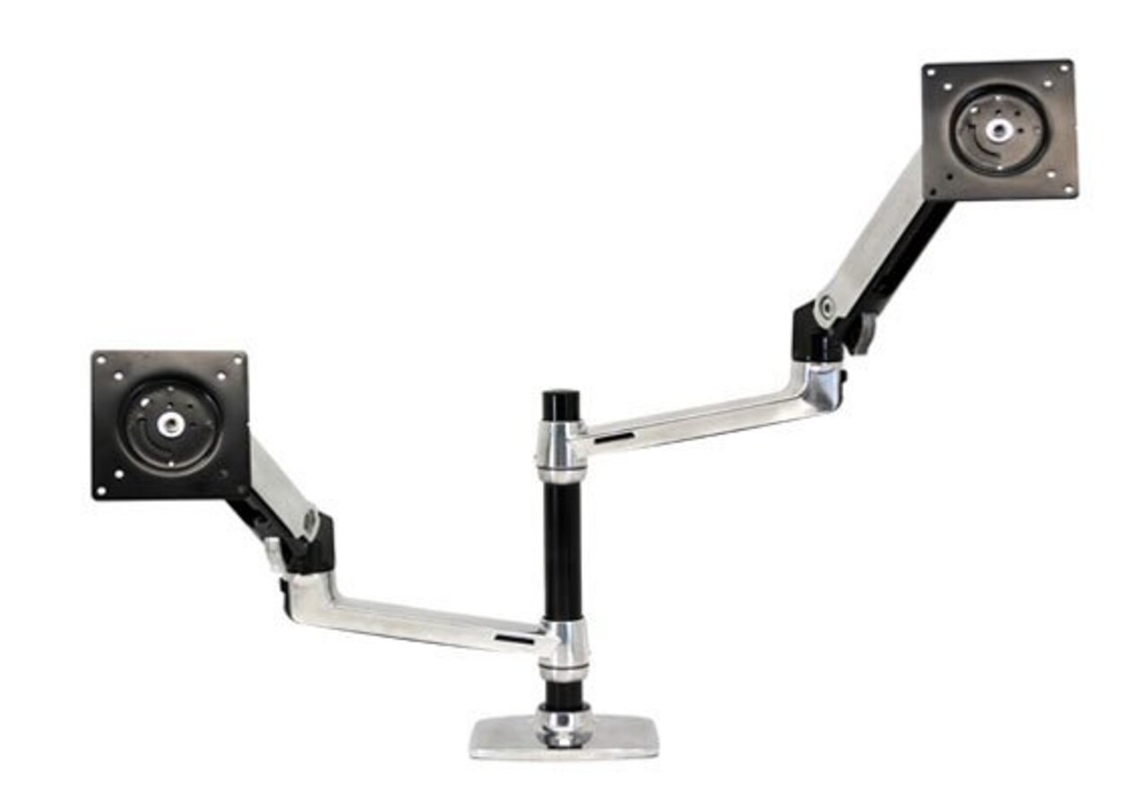 Ergotron Ergotron LX Series Dual Stacking Arm 45-248-026 Ergotron Ergotron LX Series Dual Stacking Arm 45-248-026