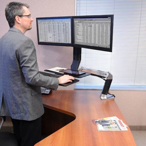 Ergotron Ergotron WorkFit WorkFit-A, Dual Ergotron Ergotron WorkFit WorkFit-A, Dual