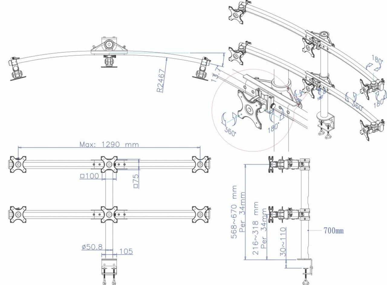 Newstar Newstar FPMA-D700D6